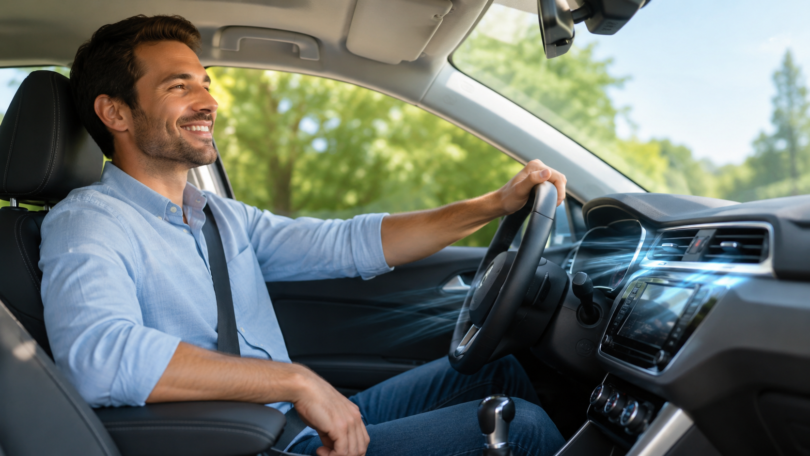 Contr&ocirc;le professionnel d&rsquo;une climatisation automobile au garage Lenny Auto &agrave; Carcassonne