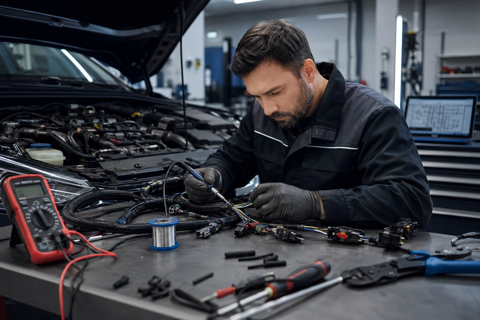 Recherche de panne &eacute;lectronique automobile chez Lenny Auto